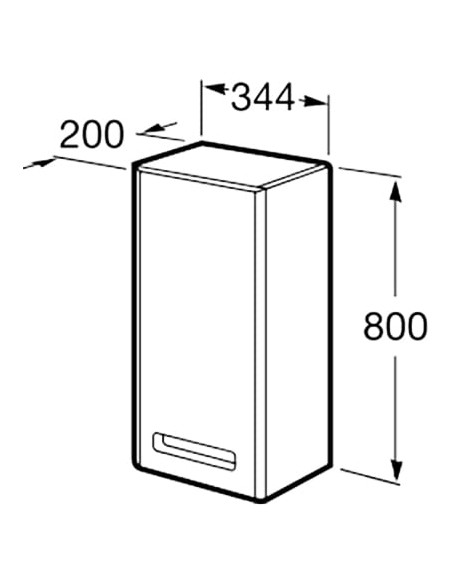 Roca sienas skapītis Gap