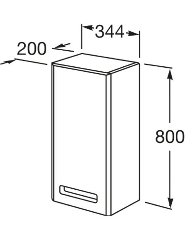 Roca sienas skapītis Gap ZRU9302841 - 3