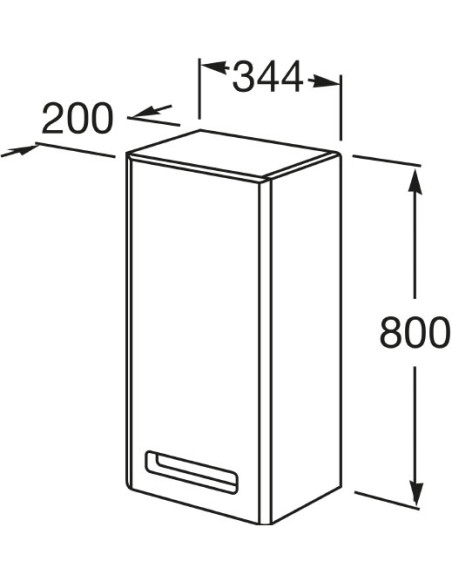 Roca sienas skapītis Gap ZRU9302841 - 3