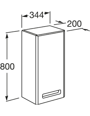 Roca sienas skapītis GapZRU9302840 - 3
