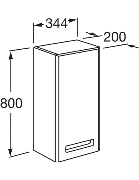 Roca sienas skapītis GapZRU9302840 - 3