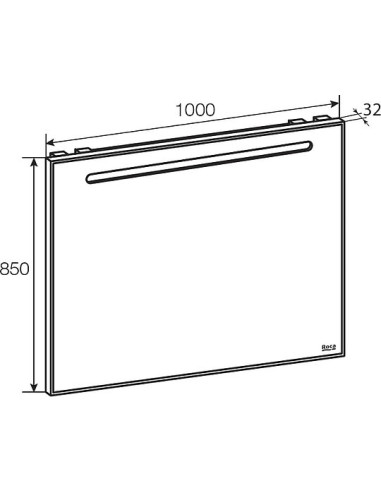 Roca spogulis Gap 100
