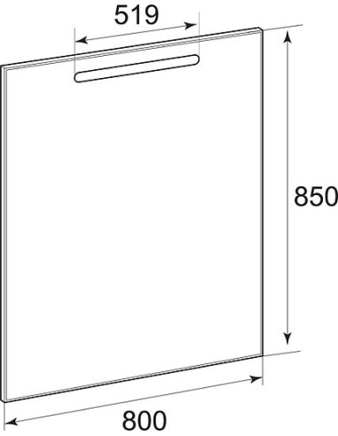 Roca spogulis Gap 80