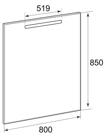 Roca spogulis Gap 80