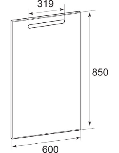 Roca spogulis Gap 60