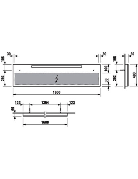 Laufen spogulis Alessi one 4.4844.1.097.200.1 - 8 Laufen spogulis Alessi one 4.4844.1.097.200.1 - 8