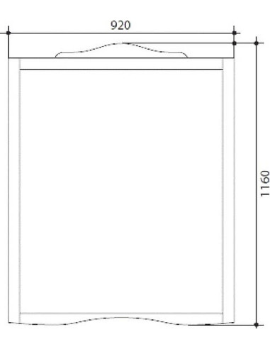 Kerasan spogulis Retro 734540 - 6