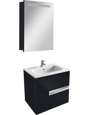 Roca spoguļu skapītis Victoria Nord Black...