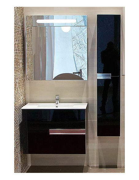 Roca spoguļu skapītis Victoria Nord Black Edition 80