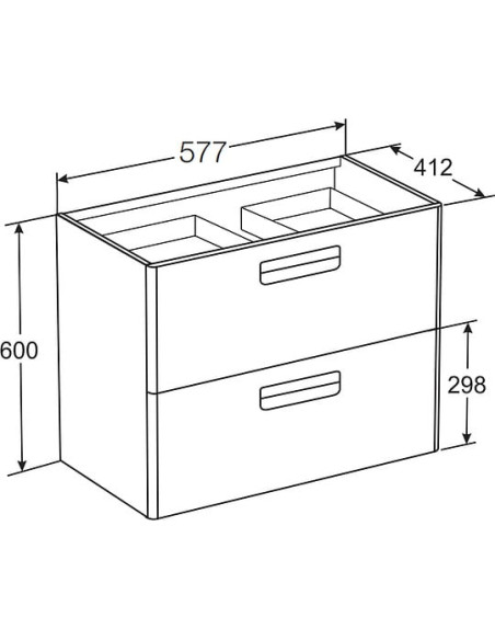 Roca grīdas skapītis Gap
