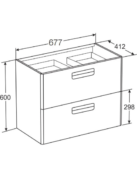 Roca grīdas skapītis Gap 70