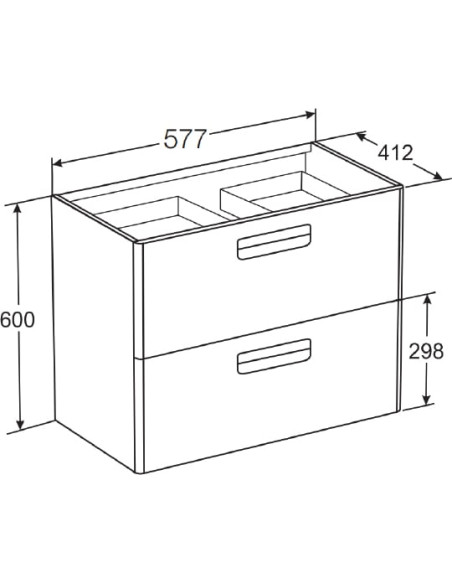 Roca grīdas skapītis Gap 60