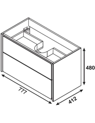 Roca grīdas skapītis Ronda 80