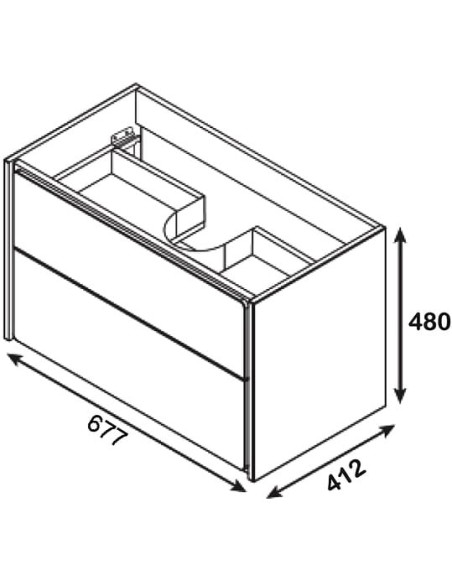 Roca grīdas skapītis Ronda 70