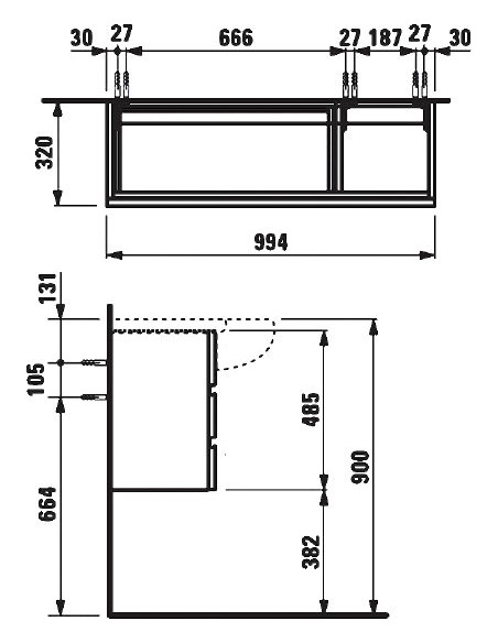 Laufen grīdas skapītis Alessi one 4.2450.0.097.631.1 - 6 Laufen grīdas skapītis Alessi one 4.2450.0.097.631.1 - 6