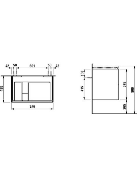 Laufen grīdas skapītis Palomba 4.0720.2.180.220.1 - 4 Laufen grīdas skapītis Palomba 4.0720.2.180.220.1 - 4