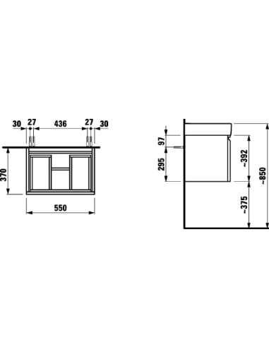 Laufen grīdas skapītis Pro A 4.8303.1.095.423.1 - 5