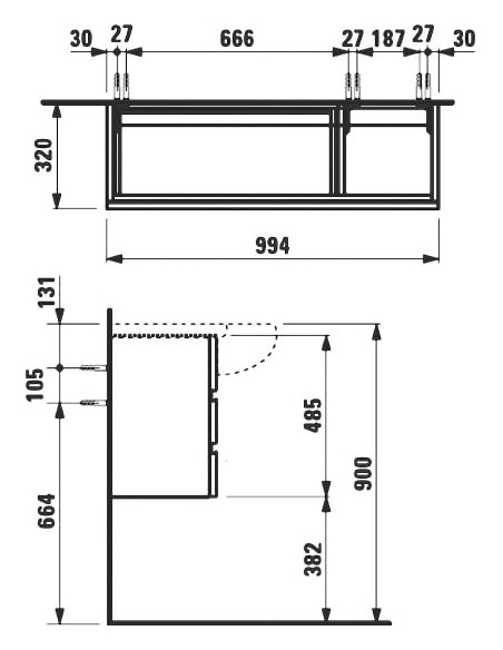 Laufen grīdas skapītis Alessi one 4.2450.0.097.630.1 - 5 Laufen grīdas skapītis Alessi one 4.2450.0.097.630.1 - 5