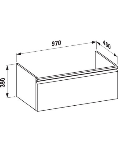 Laufen grīdas skapītis Pro A 4.8307.2.095.463.1 - 3