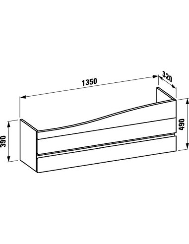 Laufen grīdas skapītis Alessi one 4.2436.0.097.631.1 - 6