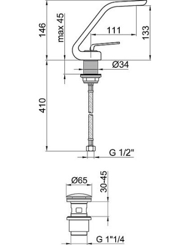 Webert izlietnes jaucējkrāns Wolo WO830102564...