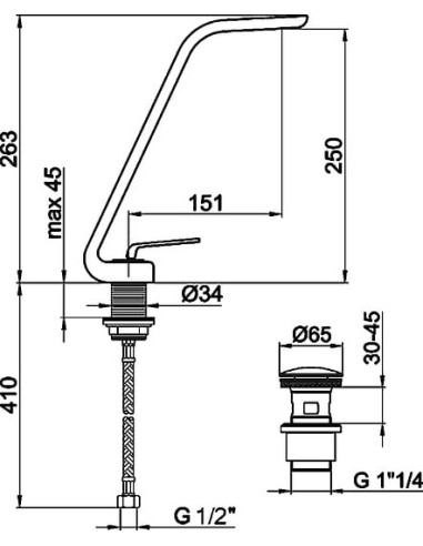 Webert izlietnes jaucējkrāns Wolo WO830402564...