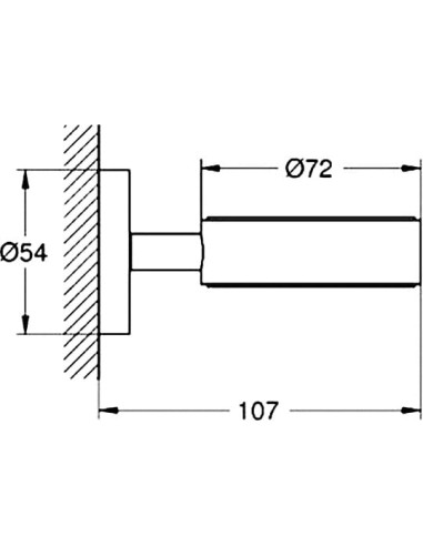 Grohe glāzes turētājs Essentials 40369001 - 7