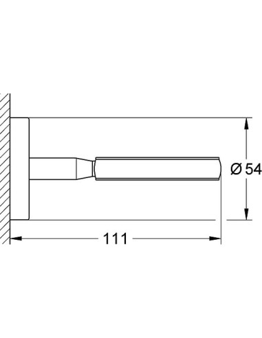 Grohe glāzes turētājs BauCosmopolitan 40585001 - 3