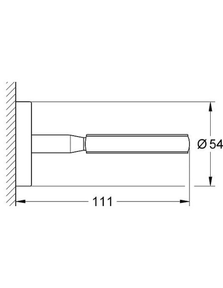 Grohe glāzes turētājs Bau cosmopolitan 40585000 - 3