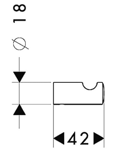 Hansgrohe āķis Logis Classic