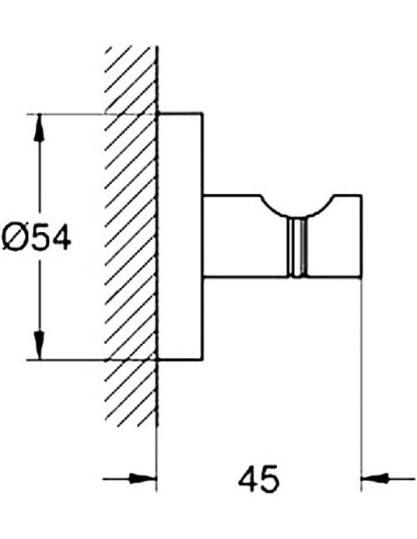 Grohe āķis Essentials 40364001 - 3