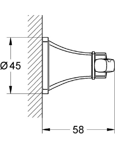 Grohe āķis Grandera 40631000 - 3
