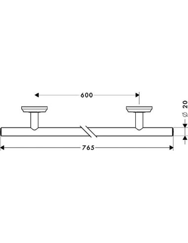 Hansgrohe dvieļu turētājs Logis Classic
