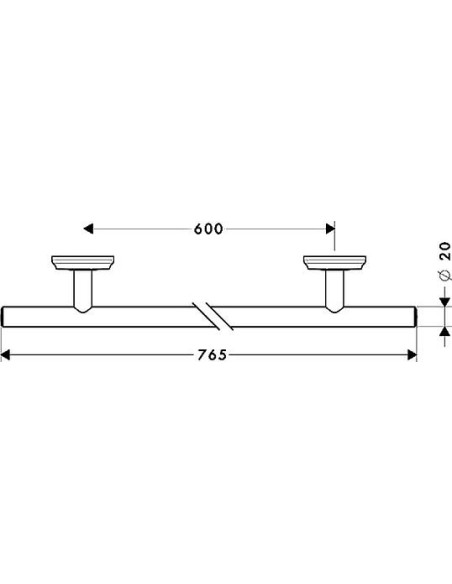 Hansgrohe dvieļu turētājs Logis Classic