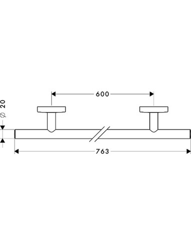 Hansgrohe dvieļu turētājs Logis