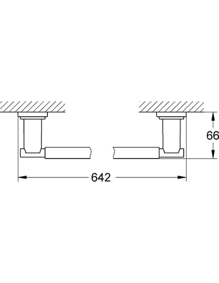 Grohe dvieļu turētājs Atrio 40309000 - 3