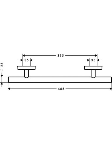 Hansgrohe roku balsts PuraVida