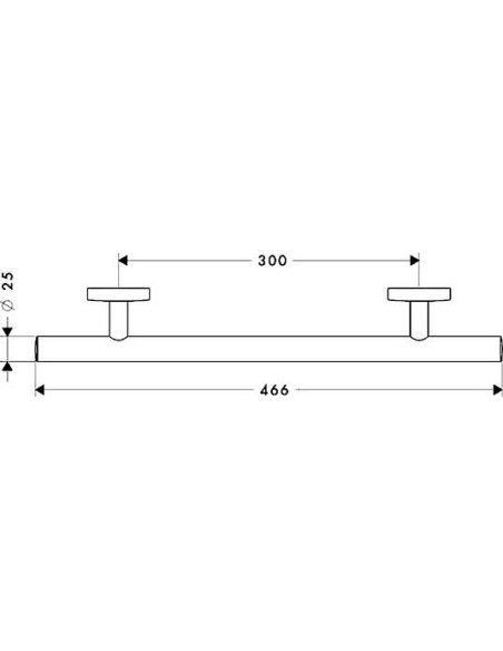 Hansgrohe roku balsts Logis
