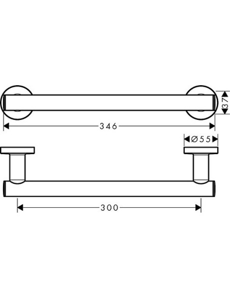 Hansgrohe roku balsts Logis Universal 41713000