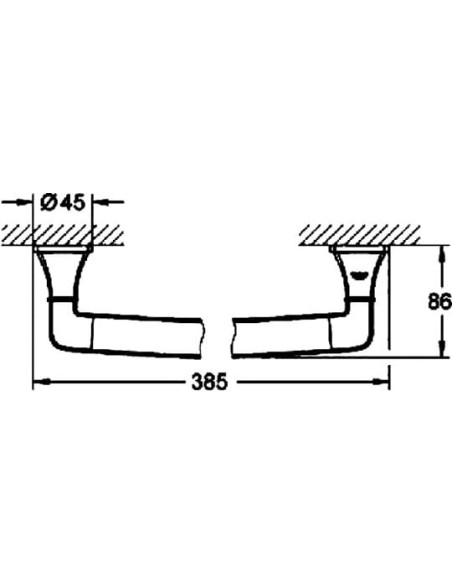 Grohe roku balsts Grandera 40633000 - 3