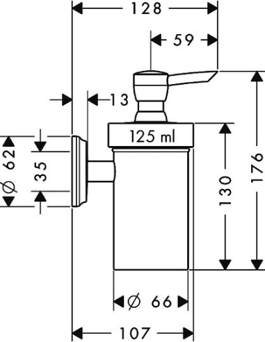 Hansgrohe dozators Logis Classic 41614000