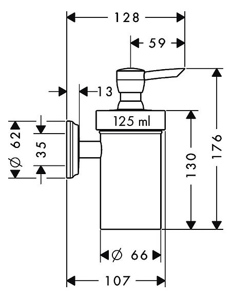 Hansgrohe dozators Logis Classic 41614000