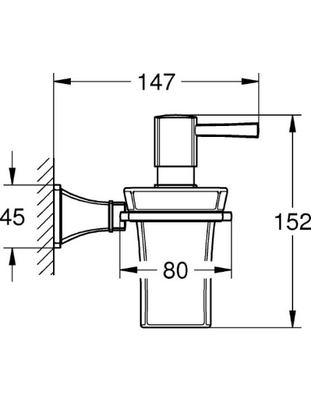 Grohe dozators Grandera 40627000 - 13