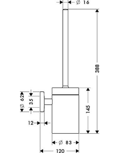 Hansgrohe poda birste Logis