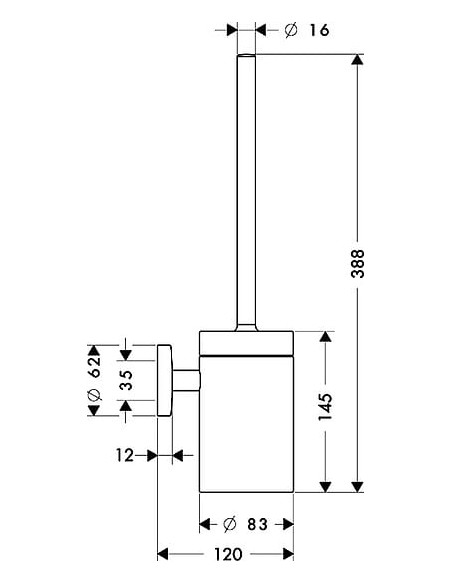Hansgrohe poda birste Logis