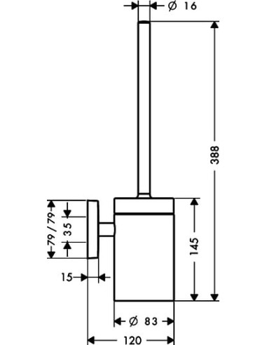 Hansgrohe poda birste PuraVida
