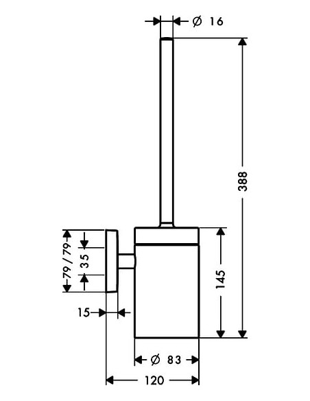 Hansgrohe poda birste PuraVida