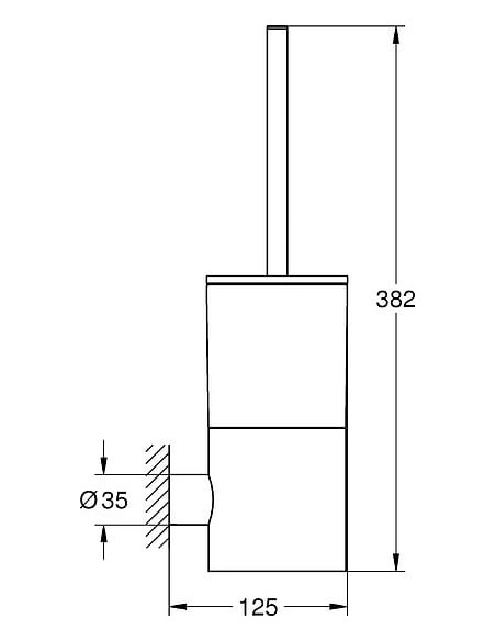 Grohe poda birste Atrio New 40314AL3 - 4