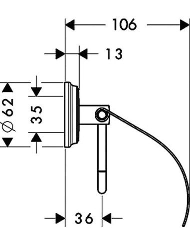 Hansgrohe tualetes papīra turētājs Logis...