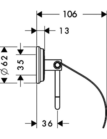Hansgrohe tualetes papīra turētājs Logis Classic 41623000
